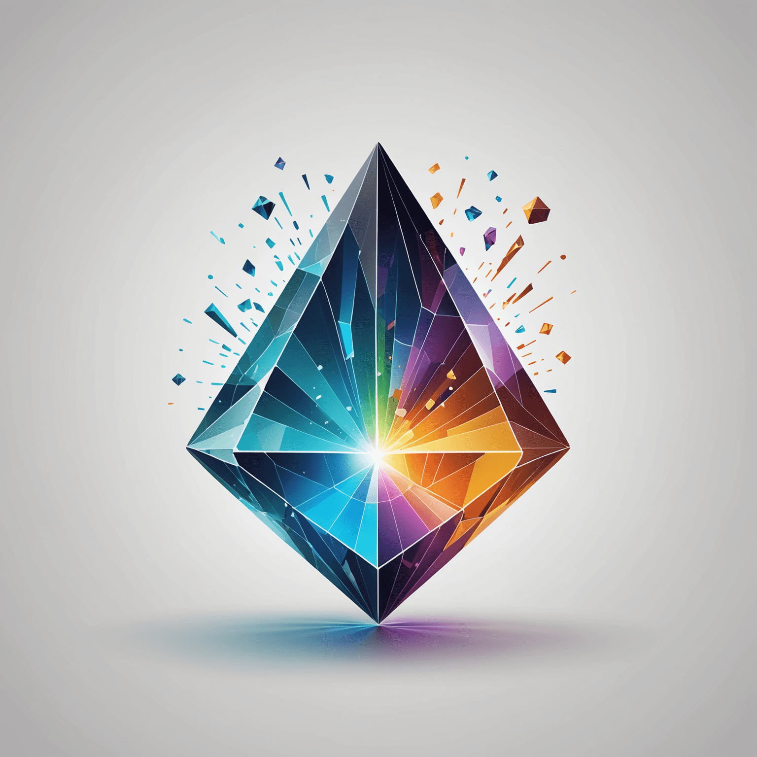 Glass Data Analytics Visualization Labs logo featuring a stylized glass prism refracting data streams